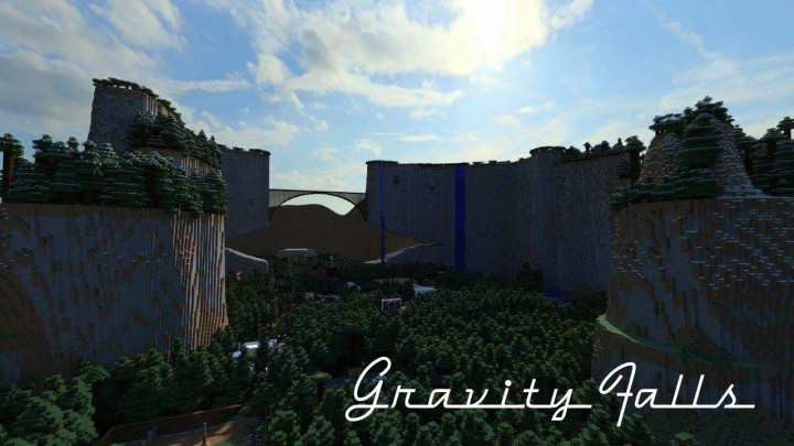Gravity Falls Exploration Map